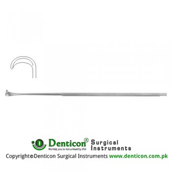 Gil-Vernet Retractor / Saddle Hook Stainless Steel, 24 cm - 9 1/2" Blade Size 23 mm